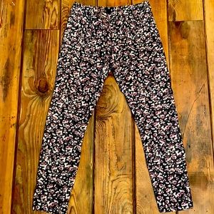 Womens elastic band pants/jeans, FLORAL